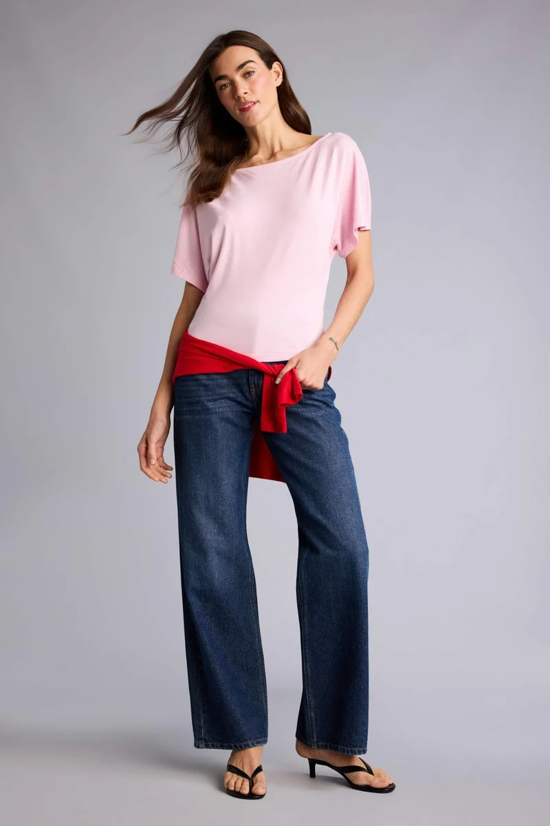 ديفاكتو Slim Fit One Shoulder Short Sleeve T-Shirt
