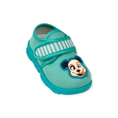 Coolz Kids Chu-Chu Sound Musical First Walking Shoes Star-01A for Baby Boys and Baby Girls for 9-24 Months (Sea Green, 21_Months) - Image 1