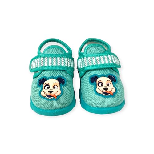 Coolz Kids Chu-Chu Sound Musical First Walking Shoes Star-01A for Baby Boys and Baby Girls for 9-24 Months (Sea Green, 21_Months) - Image 2