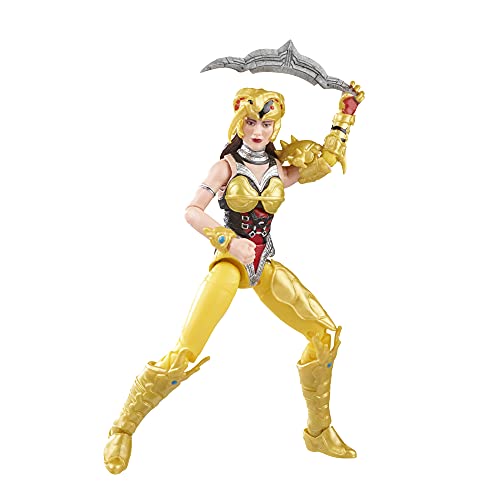 Power Rangers Lightning Collection Mighty Morphin Yellow Ranger Aisha Vs. Scorpina 2-Pack 6-Inch Premium Collectible Action Figure Toys - Image 5