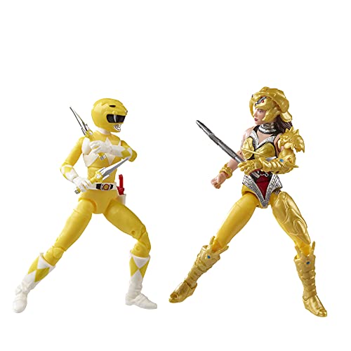 Power Rangers Lightning Collection Mighty Morphin Yellow Ranger Aisha Vs. Scorpina 2-Pack 6-Inch Premium Collectible Action Figure Toys - Image 4