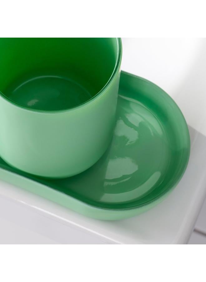 Zaboon 3-Piece Bathroom Set, Light Green - Image 4