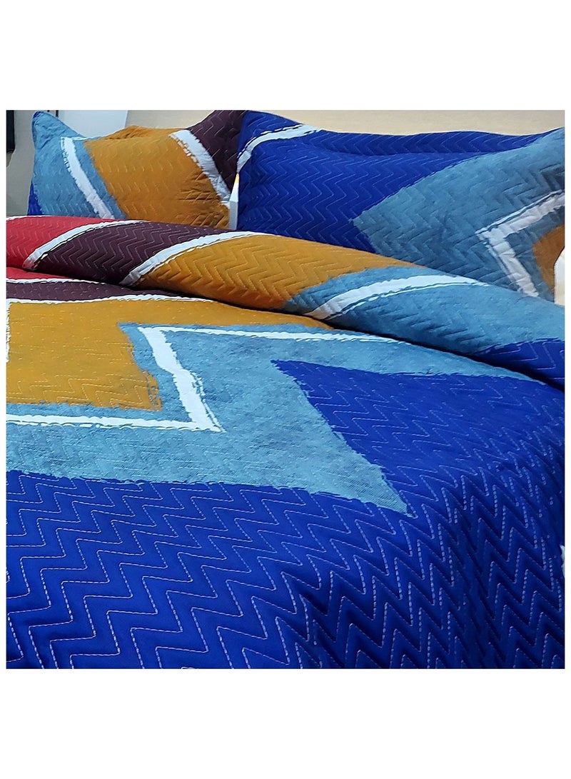 Family Bed Coverlet Set Cotton 2 pieces size 180 x 240 cm model 163  from Family Bed - Image 1
