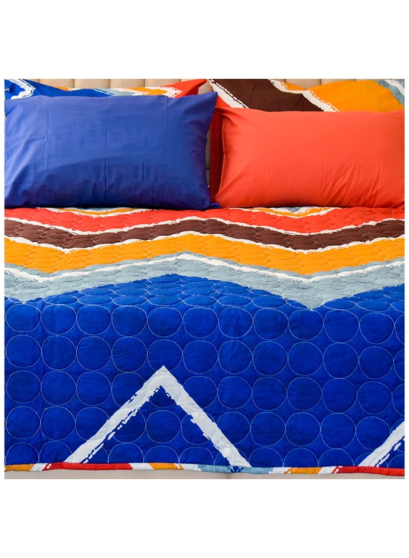 Family Bed Coverlet Set Cotton 2 pieces size 180 x 240 cm model 163  from Family Bed - Image 2