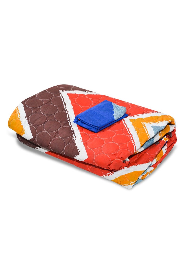 Family Bed Coverlet Set Cotton 2 pieces size 180 x 240 cm model 163  from Family Bed - Image 5