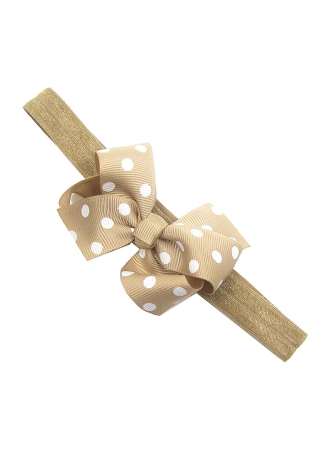 طوق شعر مزين بعقدة لطيفة بني