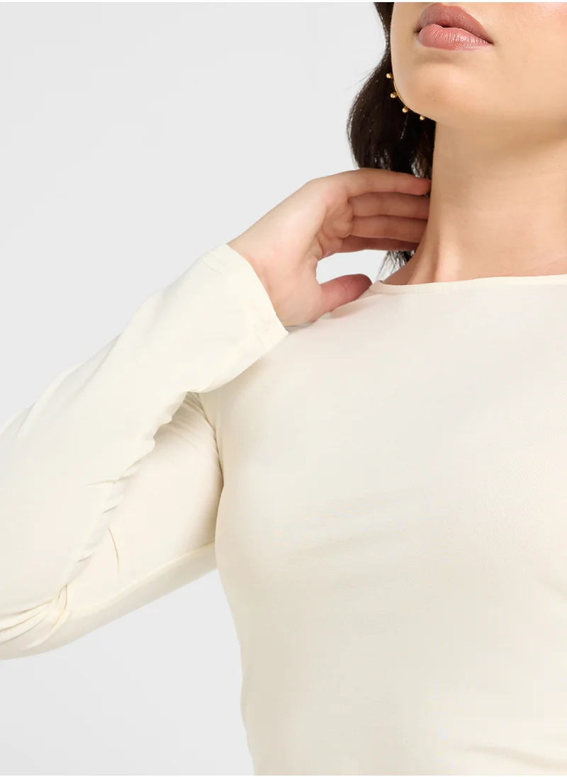 Ginger Basics Longsleeve Bodycon Maxi Dress