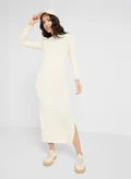 Ginger Basics Ruched Long Sleeve Dress