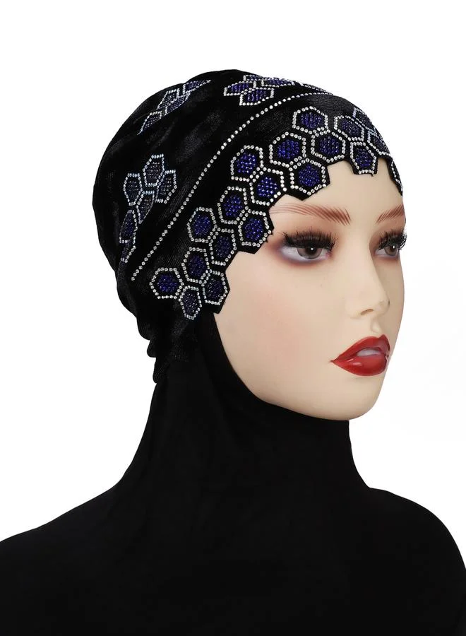 Take Two Black Embellished Hijab