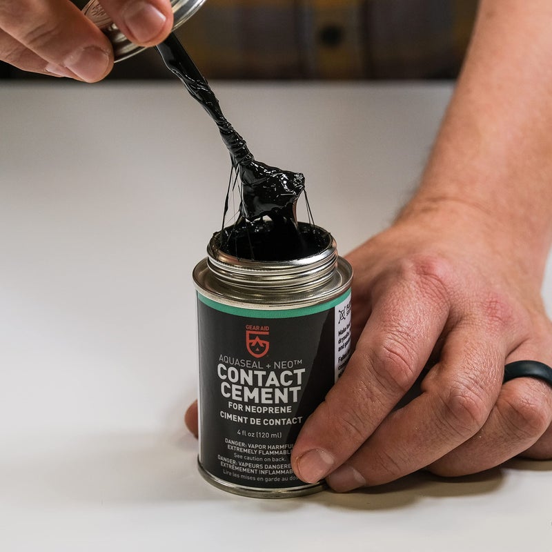 GEAR AID Aquaseal NEO Neoprene Contact Cement for Wetsuit, Wader, and Watersports Gear Repair â€“ Fast-Drying, Waterproof, Flexible Adhesive, 4 fl oz - Image 2