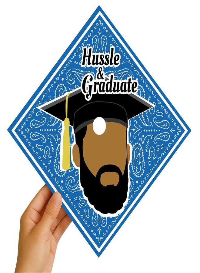ADVANSYNC Hussle & Graduate Graduation Cap Topper - Image 4