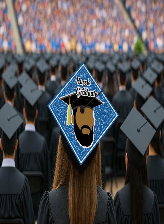 ADVANSYNC Hussle & Graduate Graduation Cap Topper - Image 5