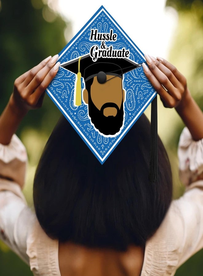 ADVANSYNC Hussle & Graduate Graduation Cap Topper - Image 2