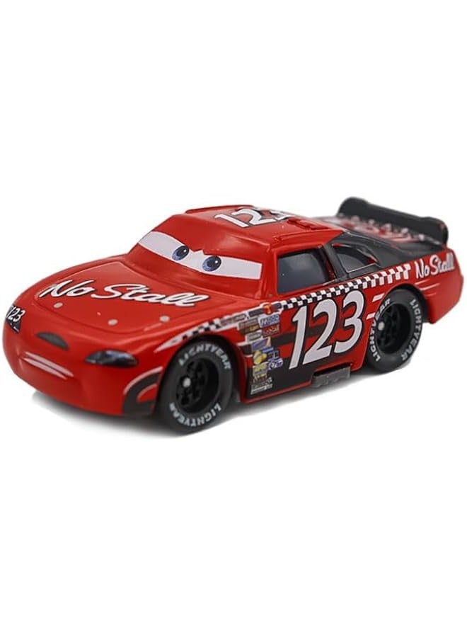 Movie Cars 2 3 Cars Assortment NO.123 Todd Marcus McQueen Mater Chick Hicks Doc Hudson Brick Yardley T.G. Castlenut Toy Car 1：55 Loose Diecast Vehicles Toys Set Children Car Toy - Image 1