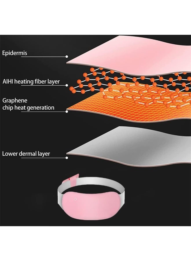 وسادة حرارية محمولة للنساء – لتخفيف آلام الدورة وآلام الظهر – قابلة للشحن وإعادة الاستخدام - Image 5