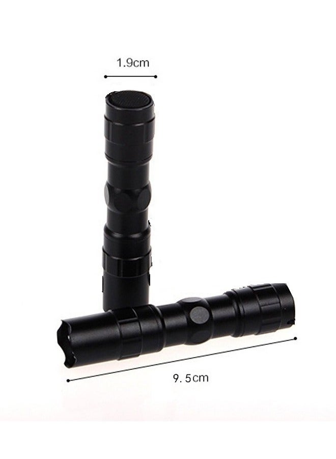 Rubik Small Flashlight Aluminum Alloy Mini Strong Light Flashlight LED With AA battery  - Image 3