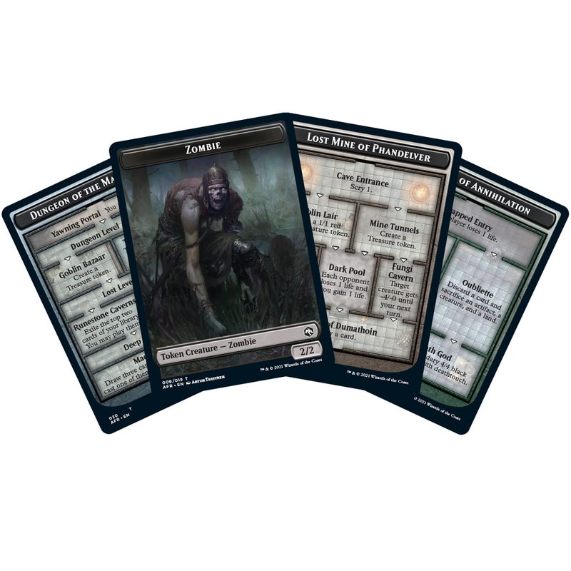 ماجيك ذا غاذرنغ السحر: The Gathering Adventures in the Forgotten Realms Commander Deck-Dungeons of Death (White Blue Black) - Image 5