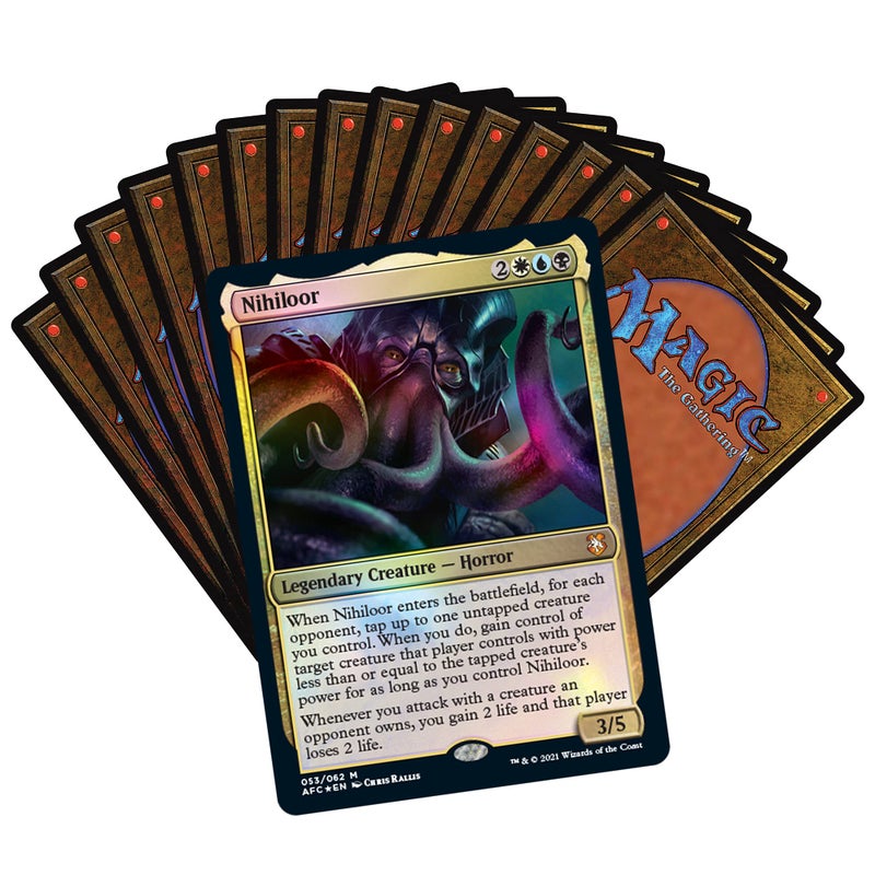 ماجيك ذا غاذرنغ السحر: The Gathering Adventures in the Forgotten Realms Commander Deck-Dungeons of Death (White Blue Black) - Image 4