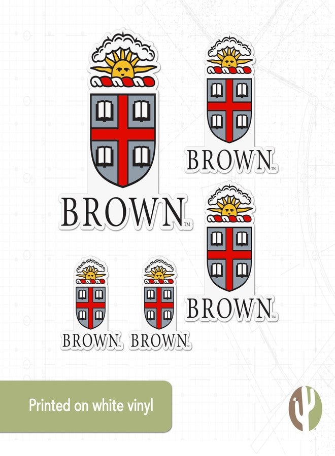 Desert Cactus Brown University Sticker Brown Bears Vinyl Decals Laptop Water Bottle Car Scrapbook T3 (Type 3-2) - Image 4
