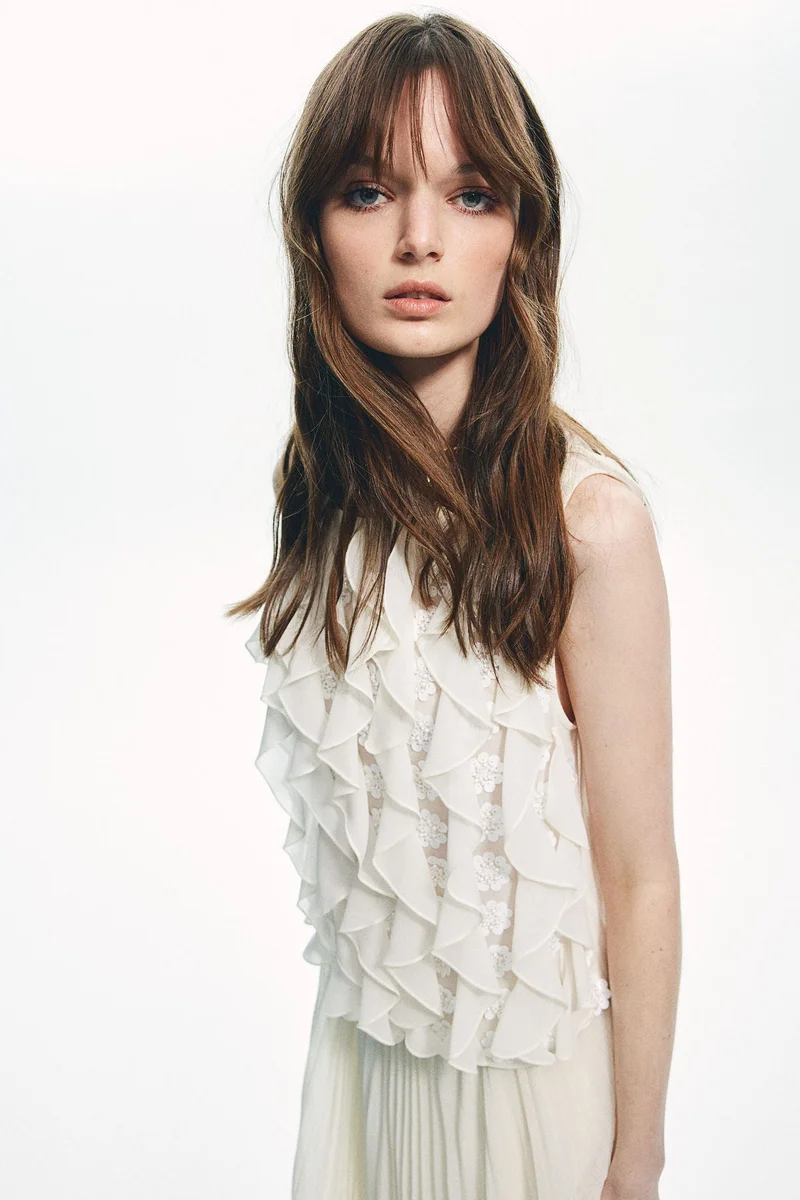 H&M Sleeveless embellished top