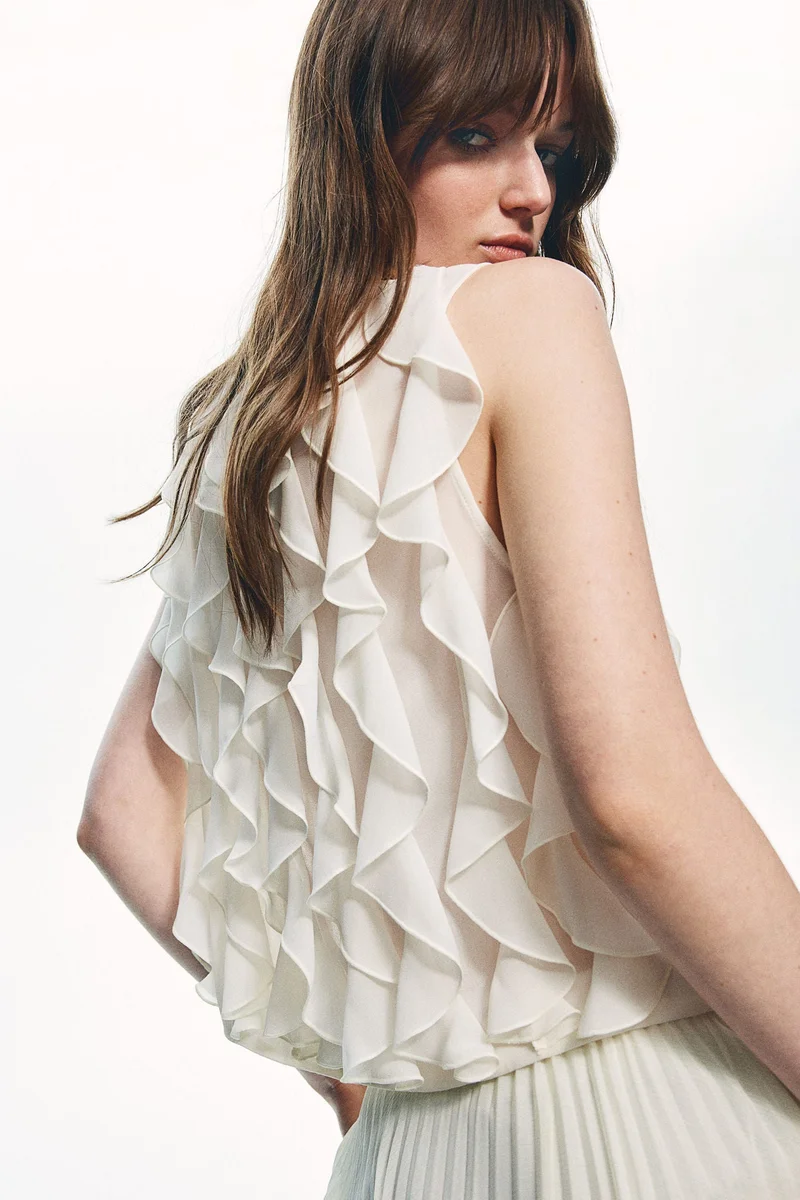 H&M Sleeveless embellished top