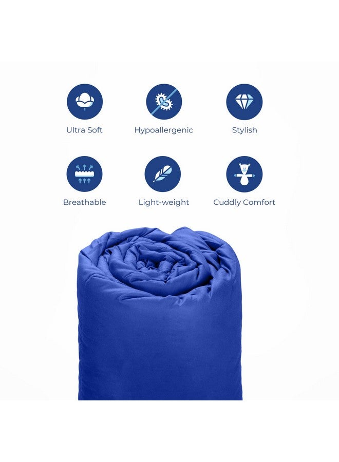 Zinnia Zinnia Ultra Soft Microfibre Reversible Comforter- Single 150 X 230 Cm, Bright Green and Deep Blue., 200 TC(Solid - Vibrant)  - Image 4