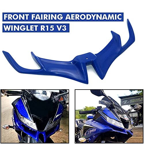 Pivalo PVFFAW1 Motorcycle Front Fairing Aerodynamic Winglet 2.0 for R15 V3 (Blue) - Image 5