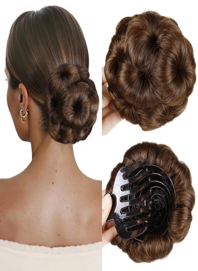 HANNE Hair Chignon Pony Tail Bun Artificial Synthetic Tress Claw In Ponytail Hair Extension Women's Hairpiece (2/30#) - Image 1