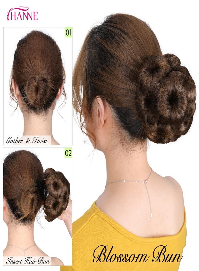 HANNE Hair Chignon Pony Tail Bun Artificial Synthetic Tress Claw In Ponytail Hair Extension Women's Hairpiece (2/30#) - Image 4