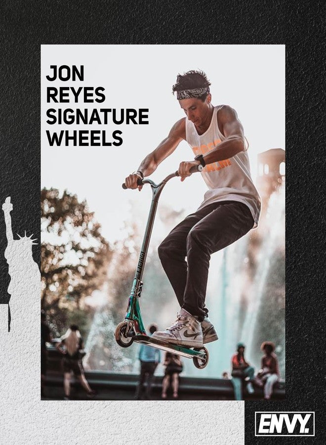 Envyscooters زوج من عجلات Envy Scooters Jon Reyes Signature - 110 مم × 24 مم - أسود/أبيض - Image 3