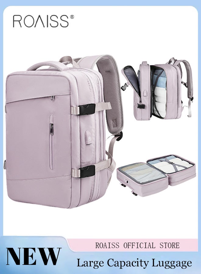 roaiss Carry-On Luggage Backpack Unisex Backpack with External Charging Interface, Wet and Dry Separation, Large Capacity Scientific Compartmentalized Backpack, Travel Backpack, Short-Distance Luggage Bag  - Image 1
