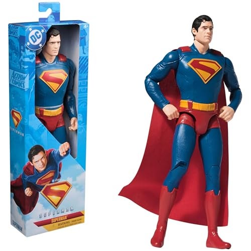 DC Comics, Superman 12-inch Superhero Action Figure, Kids Toys for Boys and Girls Pretend Play, for Ages 4 and Up - Image 1