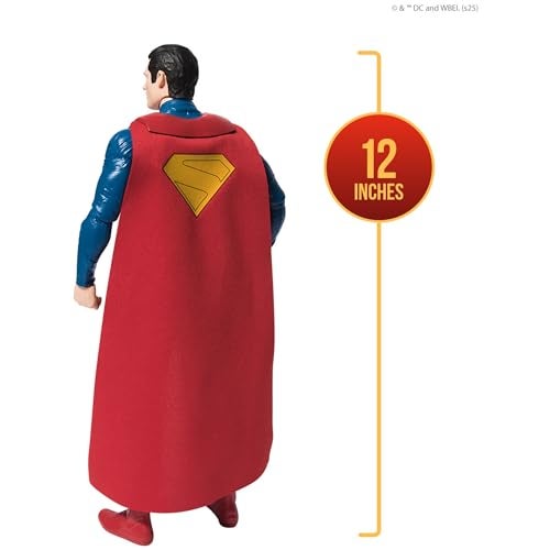 DC Comics, Superman 12-inch Superhero Action Figure, Kids Toys for Boys and Girls Pretend Play, for Ages 4 and Up - Image 5