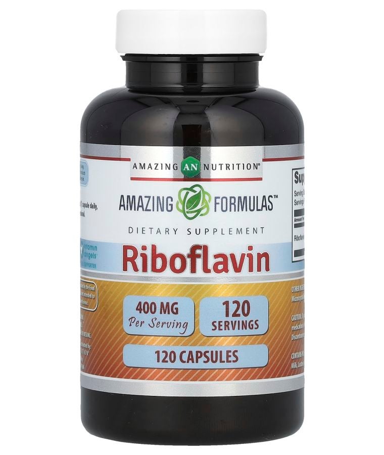 Amazing Nutrition Riboflavin 400 mg 120 Capsules