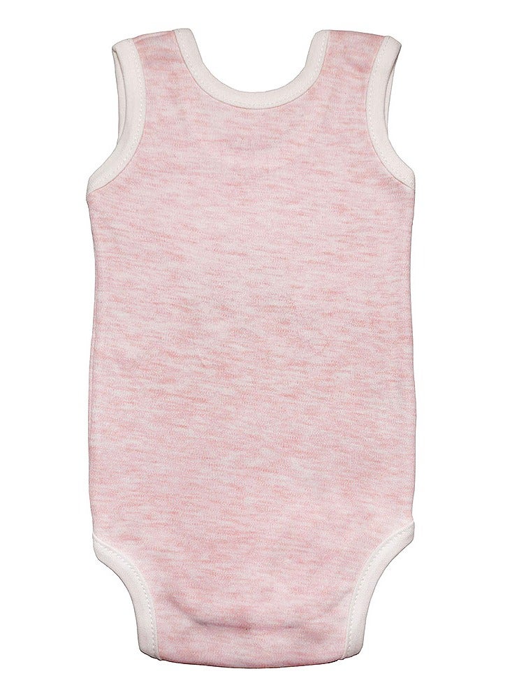 LADI Baby Sleeveless Bodysuit for Baby Girl Pink Colour  - Image 2