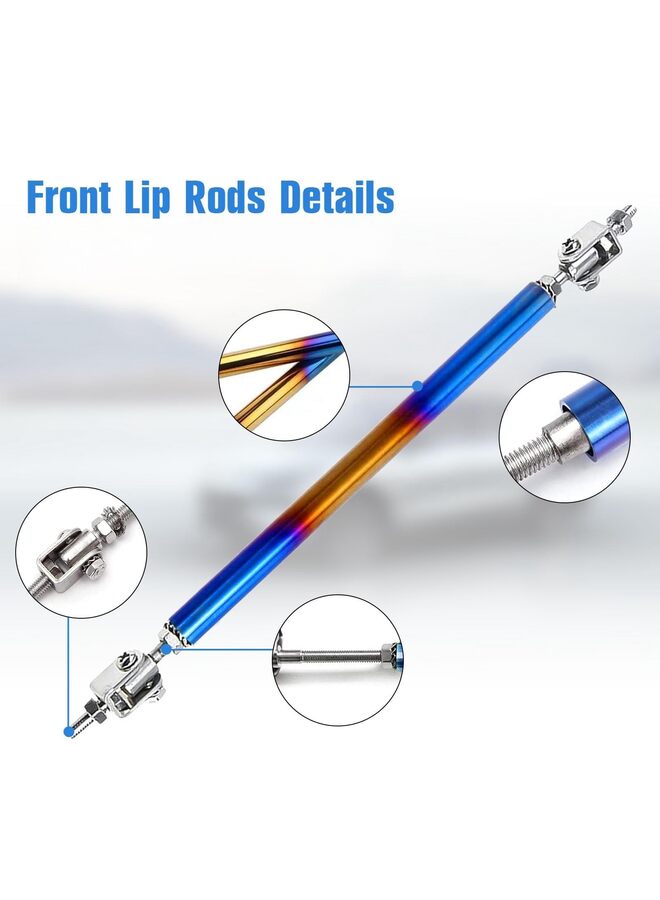 2PCS Adjustable 8"-11" Splitter Strut Rods, Automotive Front Lip Strut Rod Bumper Splitter Universal Tie Support Bars Fit for Most Cars - Image 3