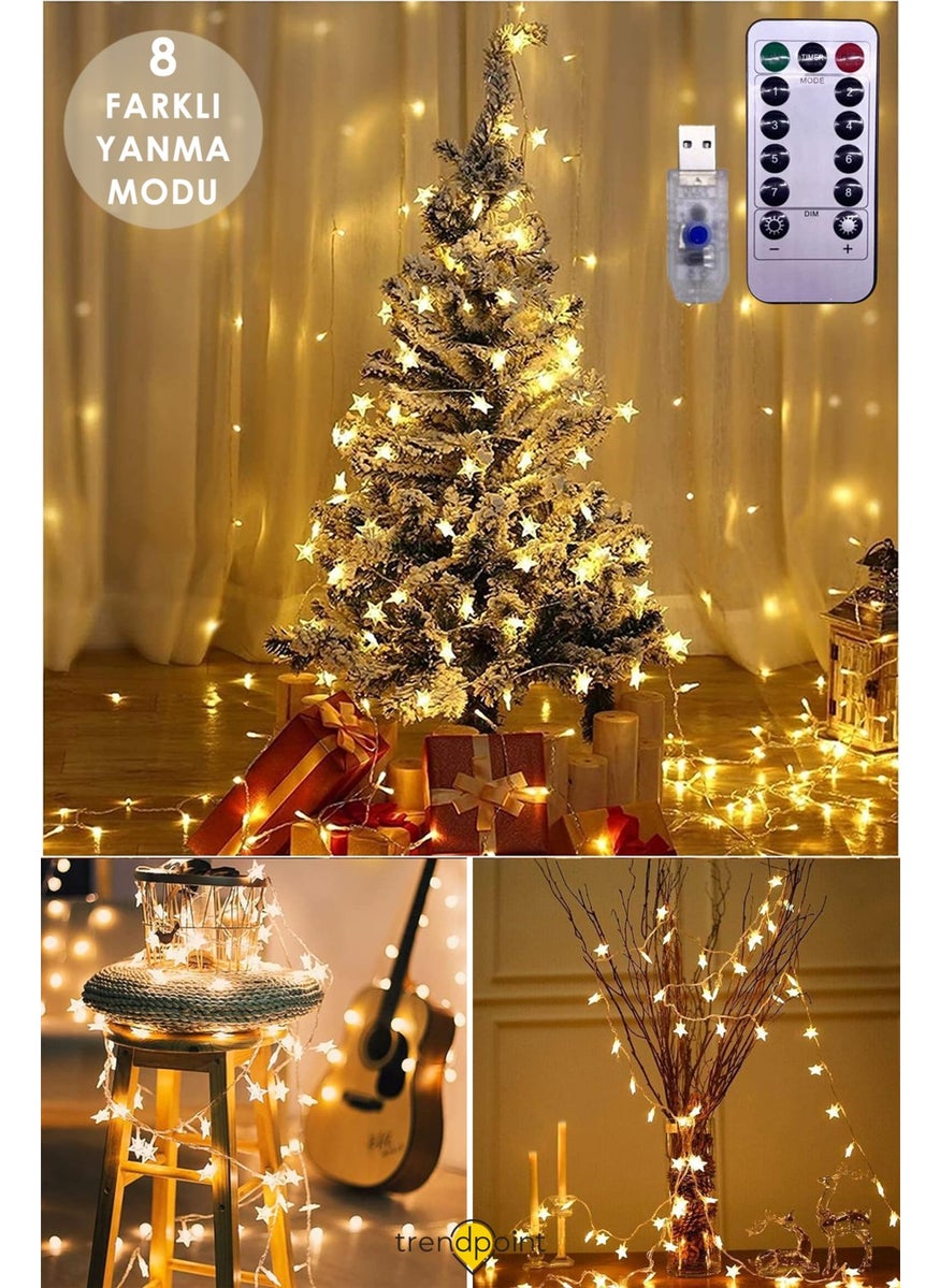 Technosmart Trendpoint 100 Star LED 10MT. 8 Modes Decorative LED Strip Light Christmas Decoration with Remote Control  - Image 2