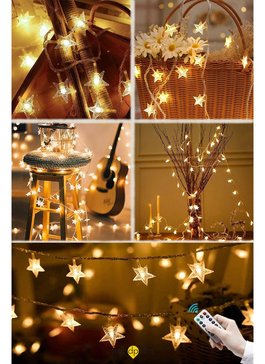 Technosmart Trendpoint 100 Star LED 10MT. 8 Modes Decorative LED Strip Light Christmas Decoration with Remote Control  - Image 5