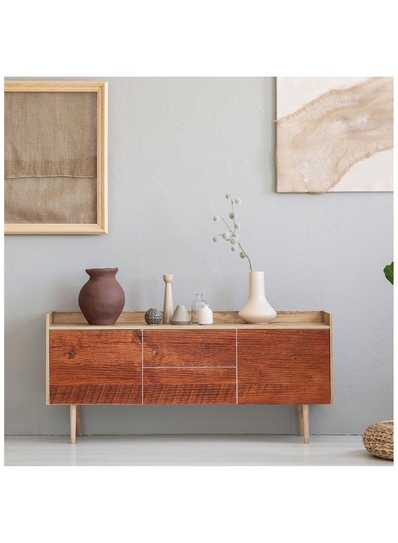 Anna 40cm x 10m Waterproof, Moisture-Proof, Oil-Proof Wood Grain Self-Adhesive Wallpaper for Home Renovation - Image 5