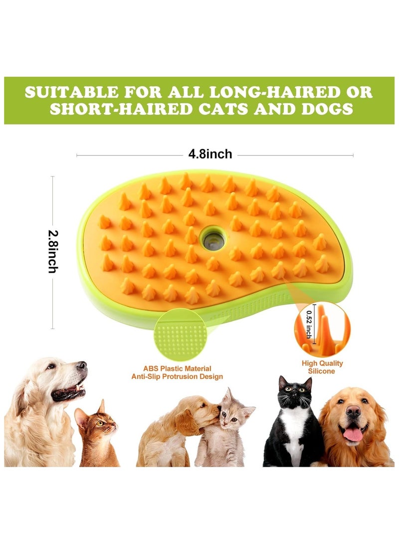 SKY-TOUCH 3 In1 Cat Hair Steam Brush, Steamy Cat Brush for Shedding and Grooming, Self Cleaning Steam Cat Brush for Massage, Pet Hair Grooming Brush Comb for Cat Dog, Spray Comb Mist Brush - Image 5