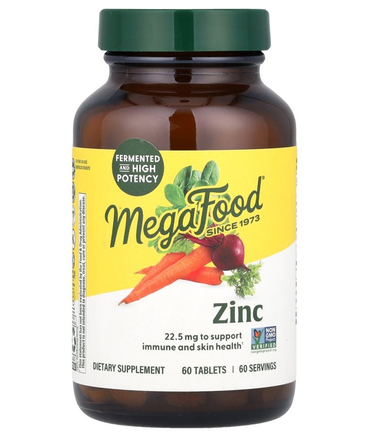 MegaFood Zinc 22.5 mg 60 Tablets