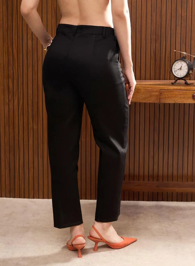 SASSAFRAS Plain Tapered Pants with Side Pocket