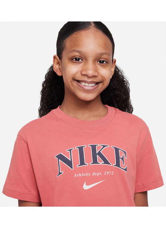 Nike Girls NSW Trend BF Tee Print  - Image 3