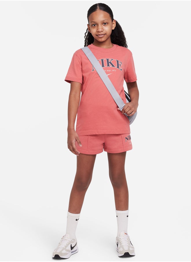 Nike Girls NSW Trend BF Tee Print  - Image 4