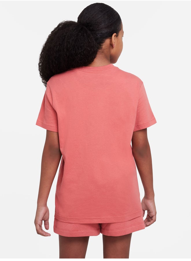 Nike Girls NSW Trend BF Tee Print  - Image 2