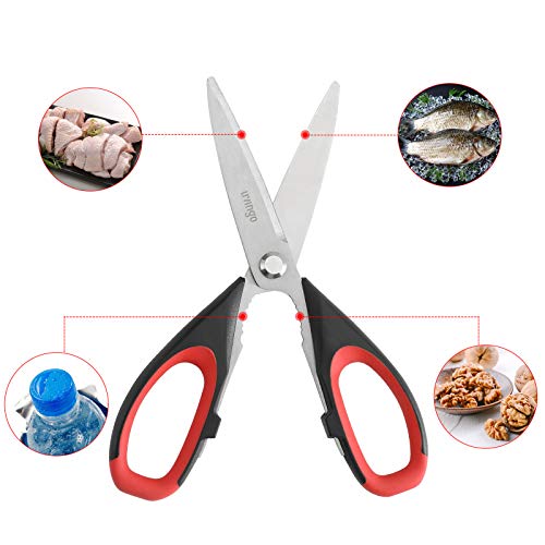LIVINGO Kitchen Scissors Heavy Duty, 8.5 inch Dishwasher Safe Ultra Sharp Premium Heavy Duty Kitchen Shears, Multi Purpose Cooking Scissors Stainless Steel - Image 5