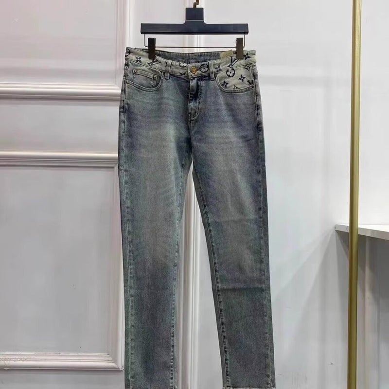 Unisex Classic Denim Jeans Loose Fit Daily Outdoor Wear - Image 1