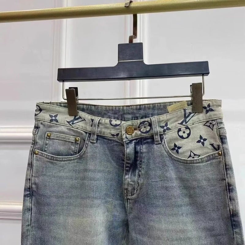 Unisex Classic Denim Jeans Loose Fit Daily Outdoor Wear - Image 4