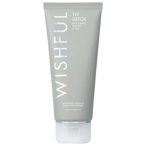 Wishful Yo Detox Charcoal Face & Body Enzyme Scrub 3.38 oz/ 100 mL - Image 1