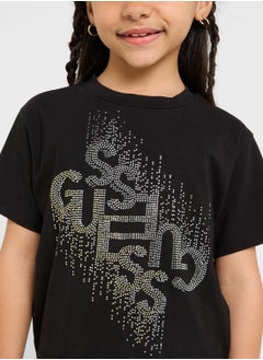 GUESS Kids Logo T-Shirt  - Image 3